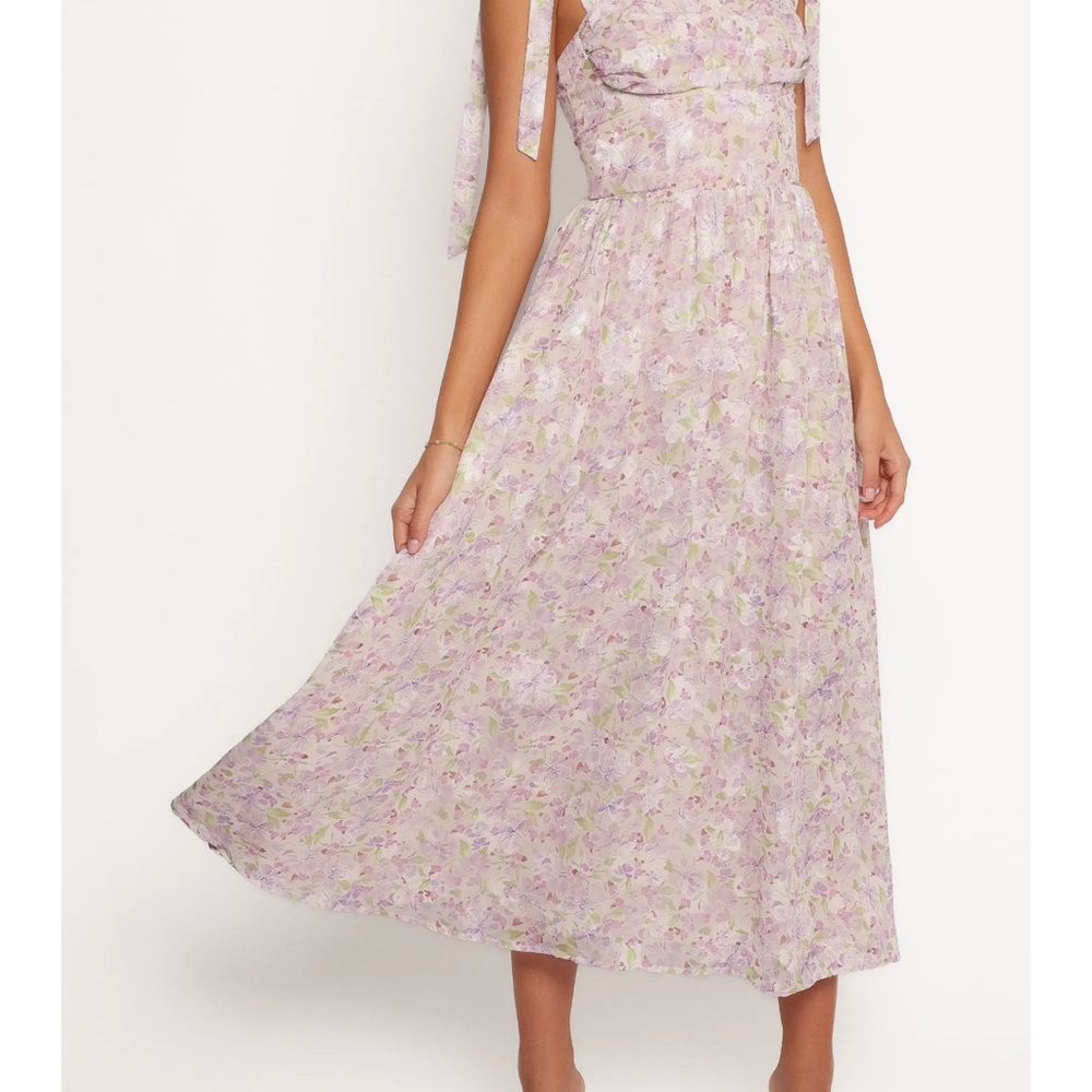 Petal & Pup Floral Dress in Warm Weather Pastels